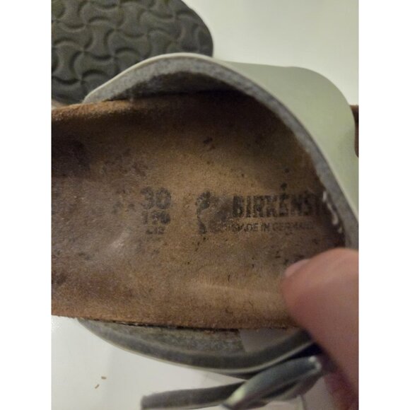 BIRKENSTOCK Youth Girls Gizeh Thong Birko-Flor Sandals Silver 30 Size US 12 12.5 - Picture 16 of 16